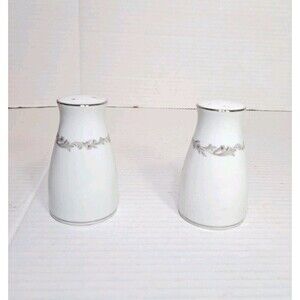 Noritake Crestmont Salt & Pepper Shakers Japan 3.25" Vintage Collectible Set